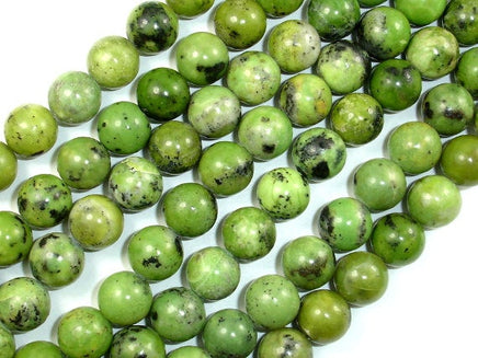 Chrysoprase Beads, 10mm Round Beads-RainbowBeads