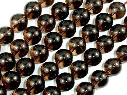 Smoky Quartz, 12mm Round Beads-RainbowBeads