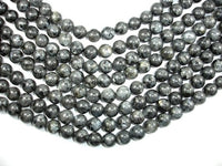 Black Labradorite Beads, 12mm Round Beads-RainbowBeads