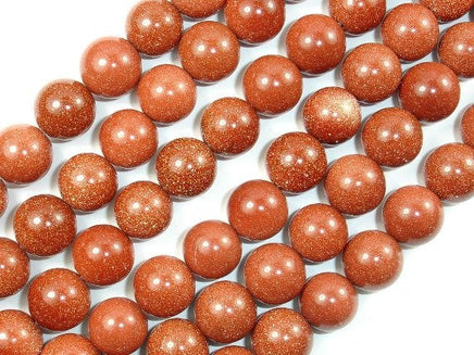 Goldstone, 12mm Round Beads-RainbowBeads