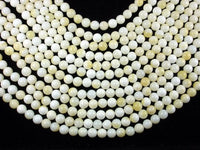 Tridacna Shell, 8mm Round Beads-RainbowBeads