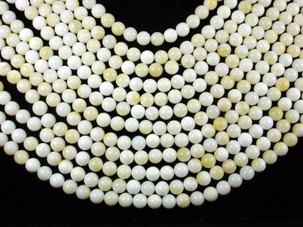 Tridacna Shell, 8mm Round Beads-RainbowBeads