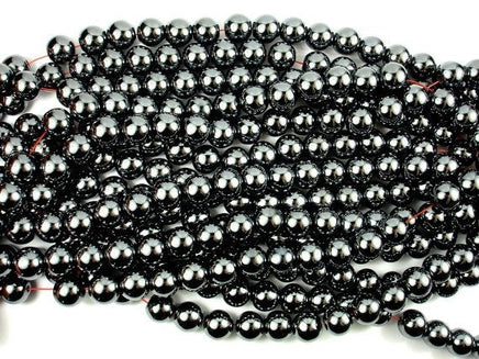 Hematite, 10mm Round Beads-RainbowBeads