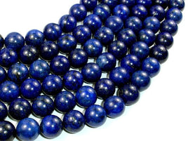 Lapis Lazuli, 12mm, Round Beads-RainbowBeads