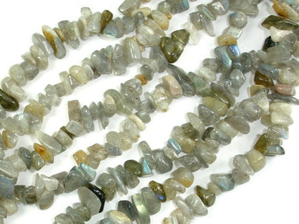 Labradorite Beads, 4mm - 9mm Chips Beads-RainbowBeads