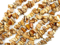 Picture Jasper, 4mm - 9mm Chips Beads, Long full strand-RainbowBeads