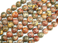 Leopard Skin Jasper, 10mm Round Beads-RainbowBeads