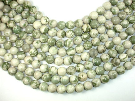 Peace Jade Beads, 12mm Round Beads-RainbowBeads