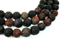 Cracked Agate, 18-19 mm Round Beads-RainbowBeads
