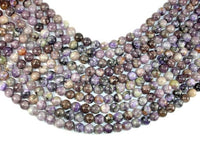 Genuine Charoite, 8mm Round Beads-RainbowBeads
