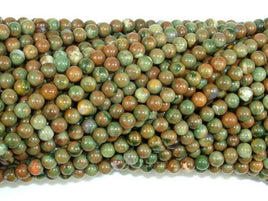 Rhyolite Beads, 3mm Round Beads-RainbowBeads