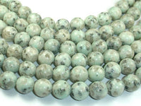 Sesame Jasper Beads, Kiwi Jasper, 12mm-RainbowBeads