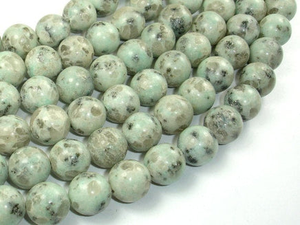 Sesame Jasper Beads, Kiwi Jasper, 12mm-RainbowBeads