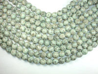 Sesame Jasper Beads, Kiwi Jasper, 12mm-RainbowBeads